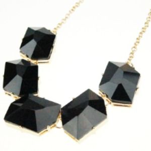 black chunky necklace