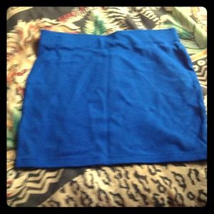 Forever 21 Blue Bodycon Skirt