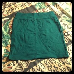 Forever 21 Green Bodycon Skirt