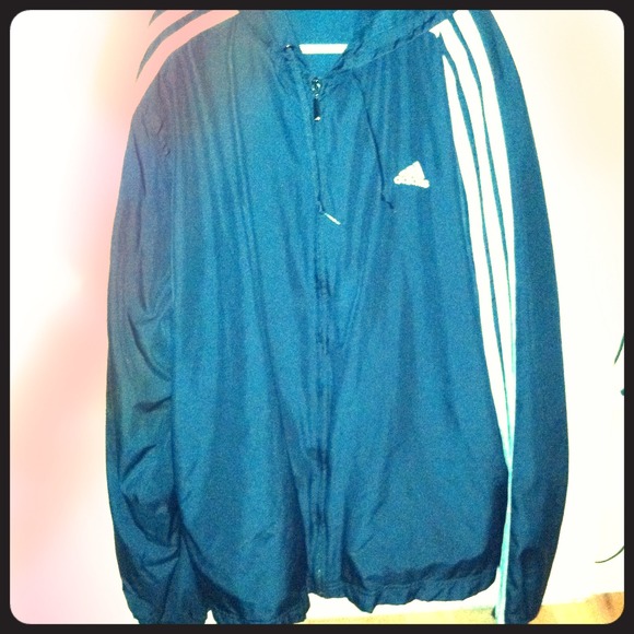 Adidas hooded zip up