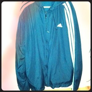 Adidas hooded zip up
