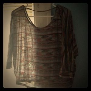 Forever 21 Aztec Print Top