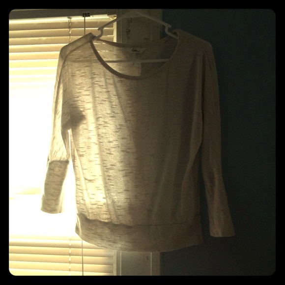 Kirra White Button Back Sweater