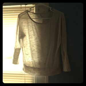 Kirra White Button Back Sweater