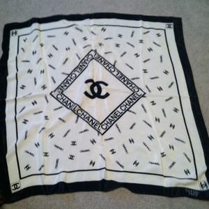 SOLD.........Chanel silk scarf