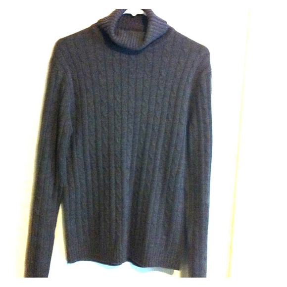 Brown Turtleneck Sweater