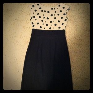 AB Studio Polka Dot Dress