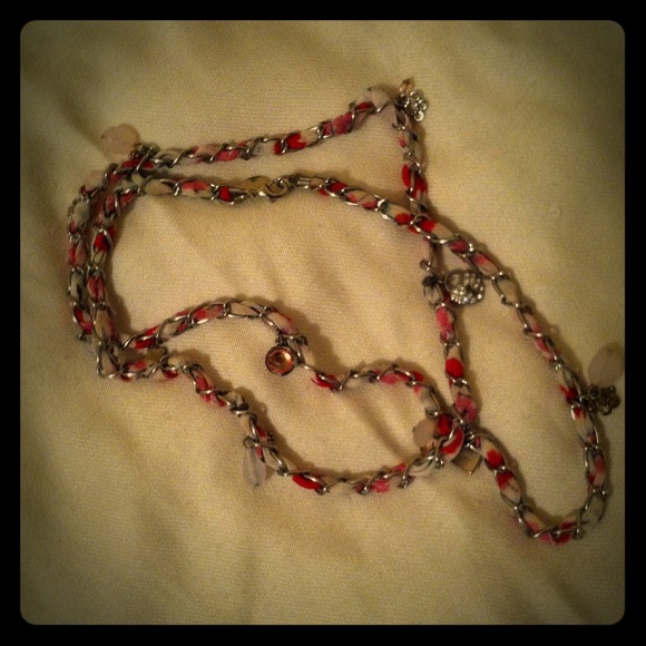 **SOLD** Chain and Scarf Necklace