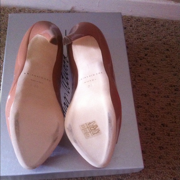 Brian Atwood peep toe pumps - Picture 3 of 4