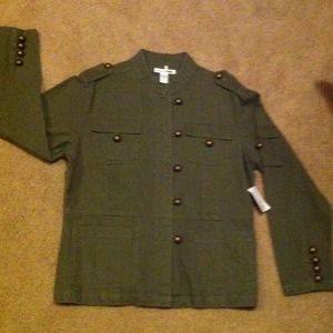 NWT - Army Green Large Jacket