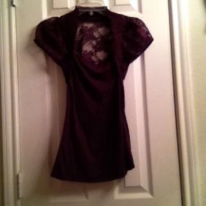 Bundle for @lizm Wine colored tank with lace