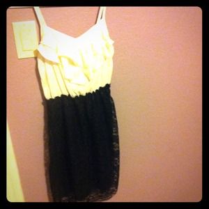 Black and white Dress