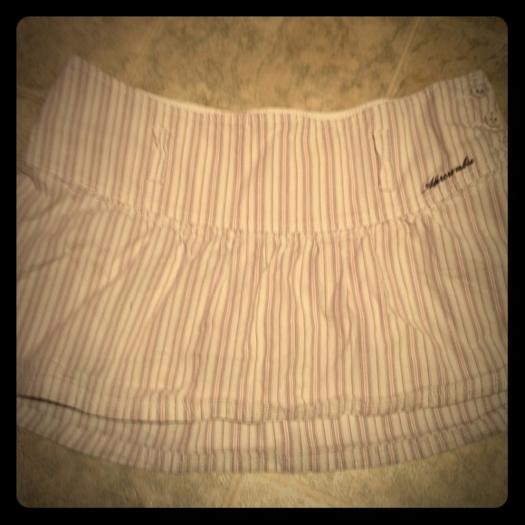 Abercrombie striped skirt- size 8 💜💚 - Picture 1 of 4