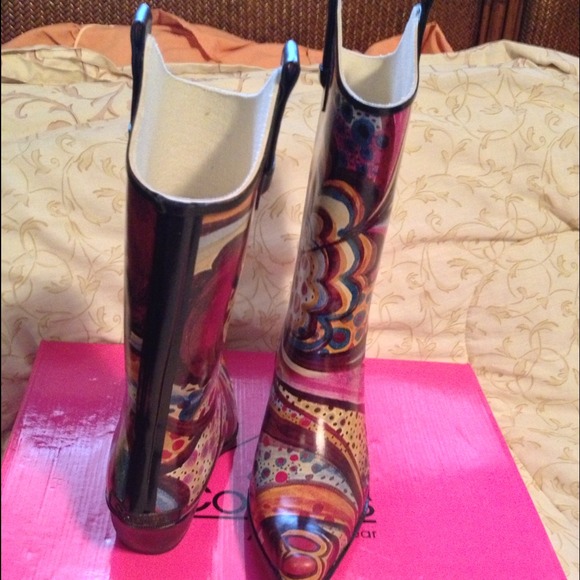 "Corky's" Western rain boots