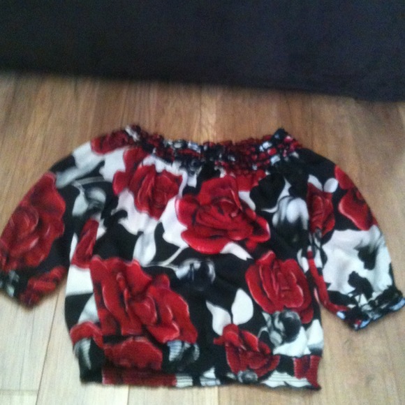 White House Black Market 3/4 sleeve top - Picture 1 of 1