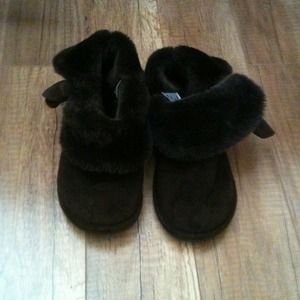 Steve Madden Chocolate Brown fuzzy boots