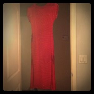 Vintage Oleg Cassini red dress