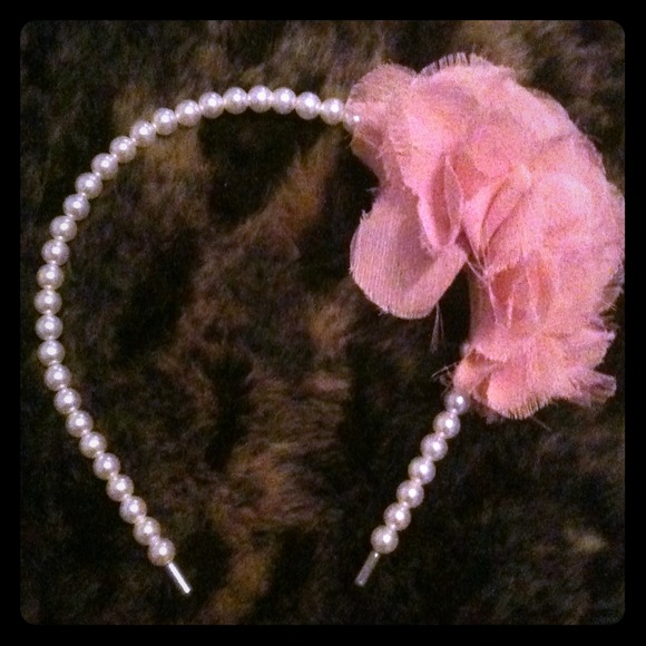 Pearl Flower Headband