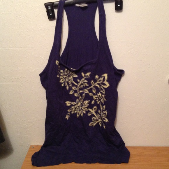 Charlotte Russe blue with yellow flower details