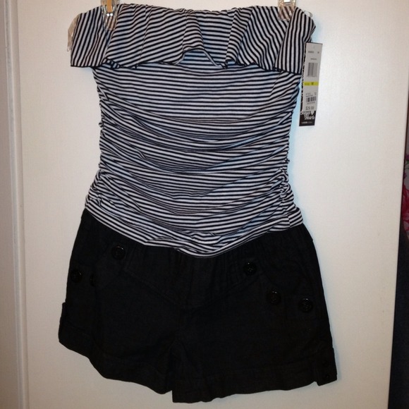SOLD Tube top romper NWT