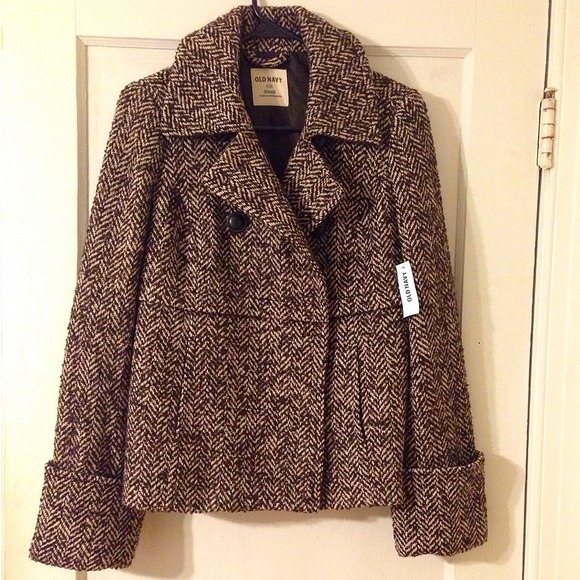 Old Navy Jackets & Blazers - NWT Old Navy Herringbone Peacoat Old Navy Jackets & Blazers - NWT Old Navy Herringbone Peacoat