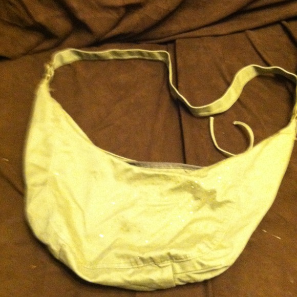 Adorable army green cotton bag from Old Navy