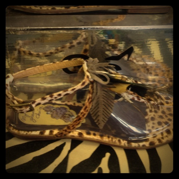 Peacock Feather Sandal