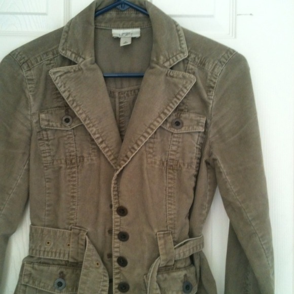 Ann Taylor Loft corduroy tan jacket. - Picture 1 of 1
