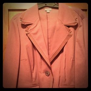 J Jill dress maroon jacket