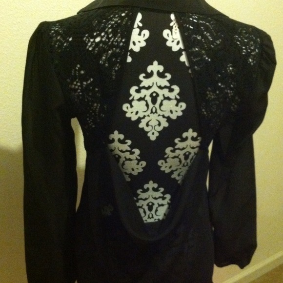 Sheer black shirt. Only 1 remaining!! - Picture 2 of 2