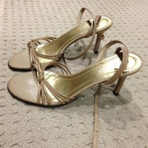 Ralph Lauren 2" heels nude sandals