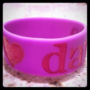 I Love Dance Rubber Bracelet