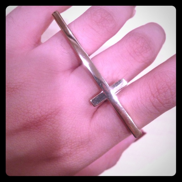 Gold Cross Ring