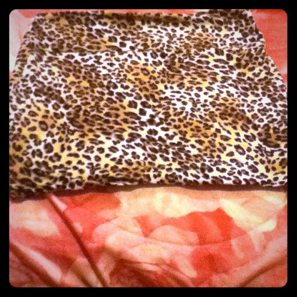 Cute leopard skirt