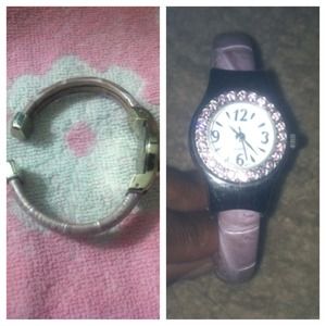 Beautiful purple watch