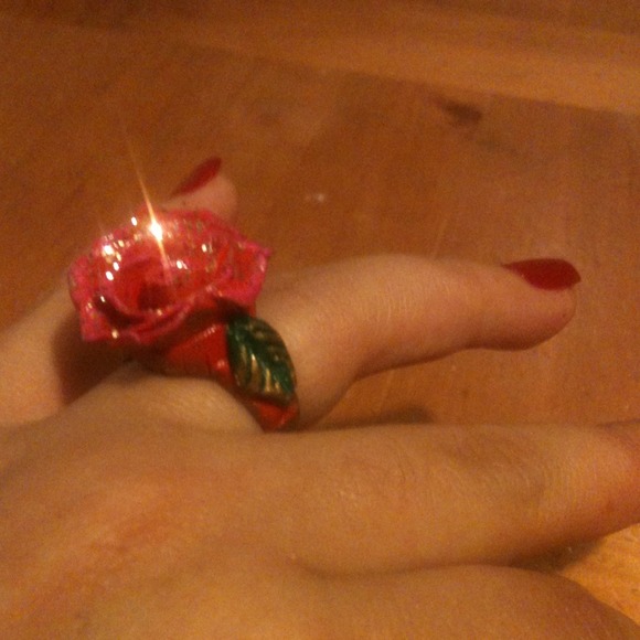 Handmade rose ring - Picture 3 of 4