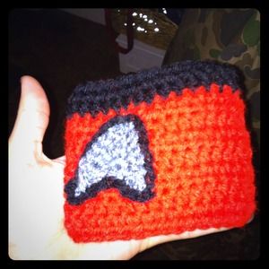 Star Trek coffee cozy.