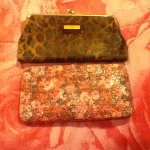 Leopard Relic wallet and flower wallet