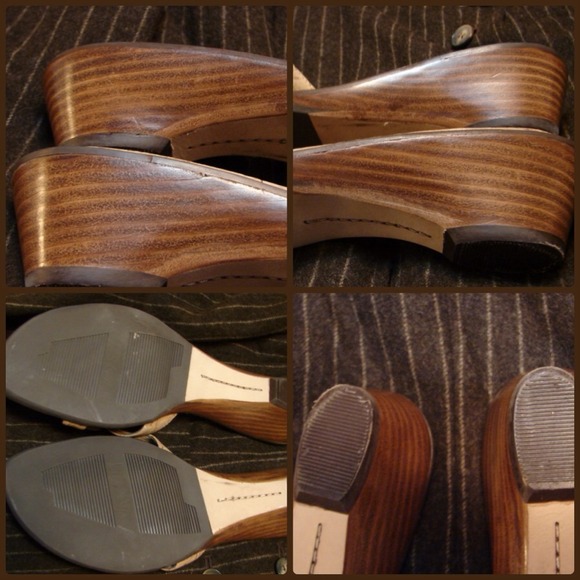 🎈SOLD🎈Cork Slides With Cork Flower Accent - Picture 4 of 4