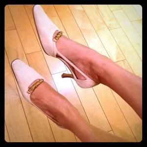 Joan & David bamboo slingbacks