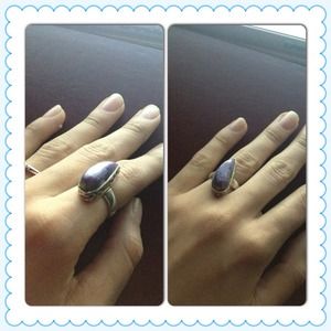 🔴SOLD In bundle🔴 Purple silver ring