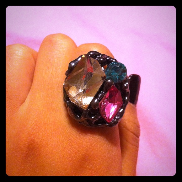 Multi Colored Jeweled Ring