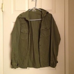 ❌ RESERVED ❌ Brandy Melville Military Shirt