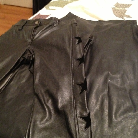 Pants - Leather Pants - 2 pairs