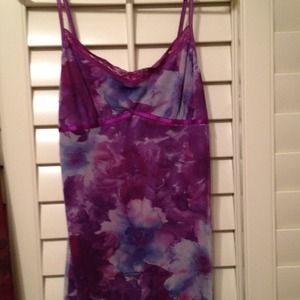 Purple floral sundress