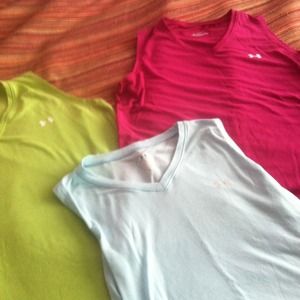 3 Under Armour Tank Tops