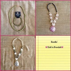 Bundle homemade necklace