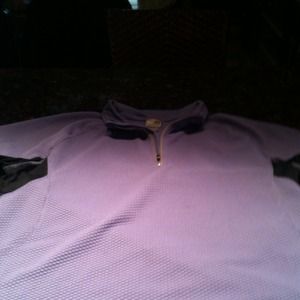 Fleece jacket. Light Pink and Brown