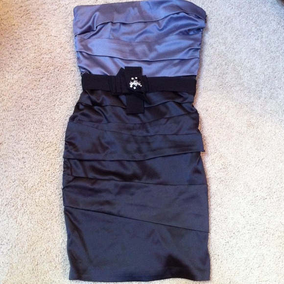 SOLD!!!  Silver and black party dress