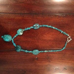 One of a kind turquoise necklace